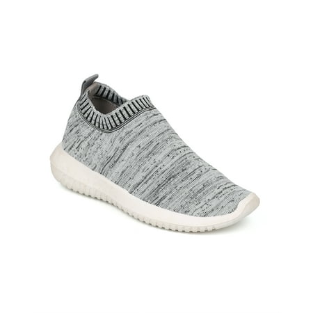 

New Women Wild Diva Sabrina-01 Fabric Low Top Sock Jogger Sneaker