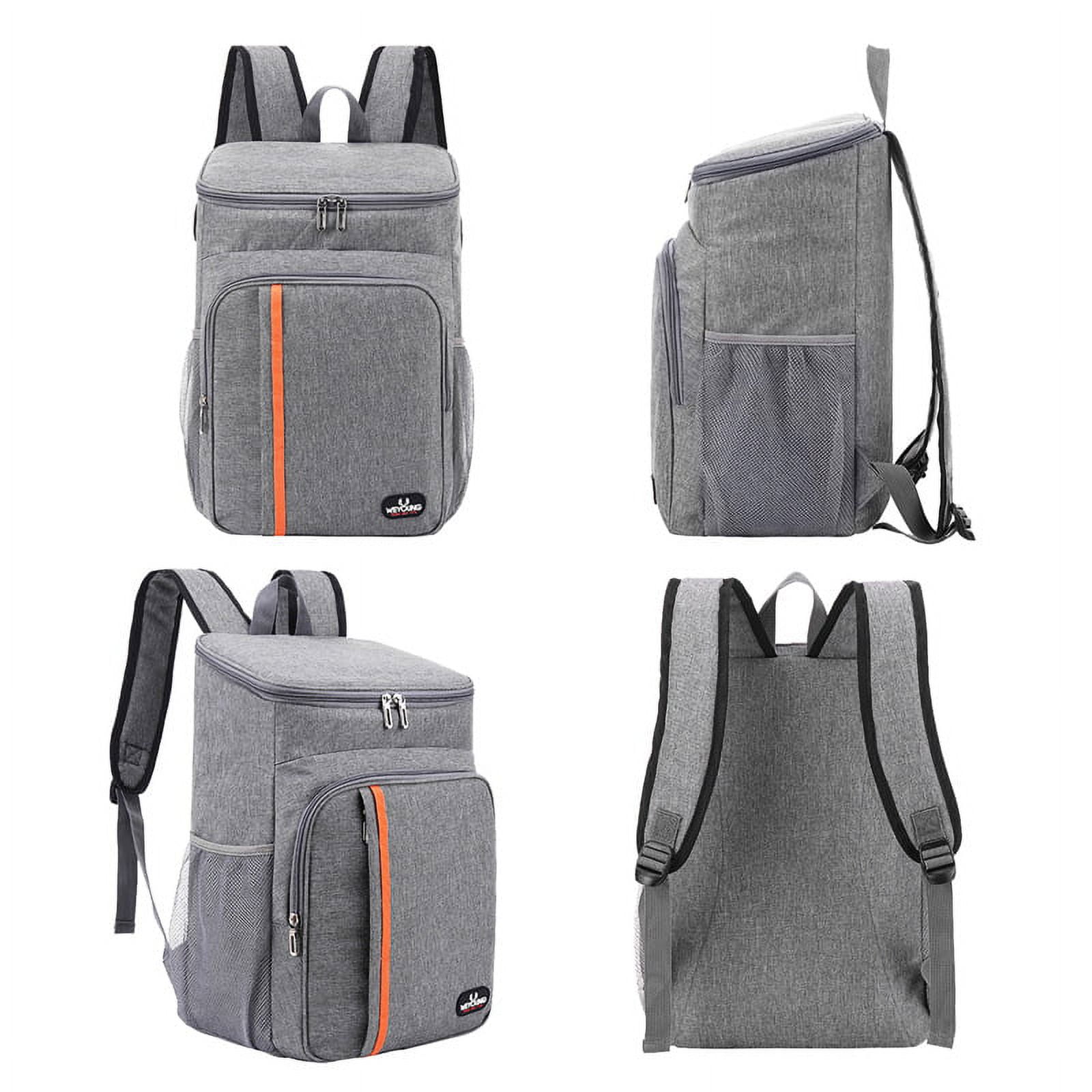 Camping Cooler Backpack, Soft Backpack Cooler Insulated Leak Proof Travel Cooler Bag Waterproof Lunch Picnic Beach Work Travel Insulated Bag Drink Beer Bag Cooler Bag
