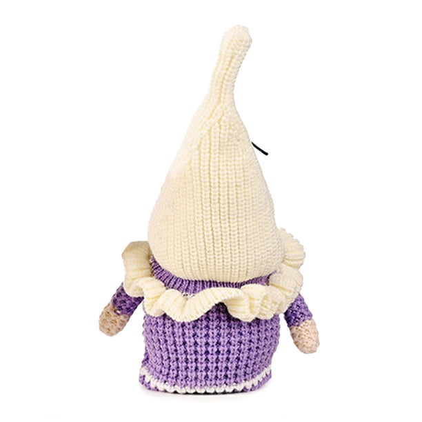 Wosthever 2021 nuevo sombrero de copa de palo de escoba de Halloween adornos de muñeca de gnomo enano de lindo elfo enano de dibujos Kits de decoración para fiestas blanco
