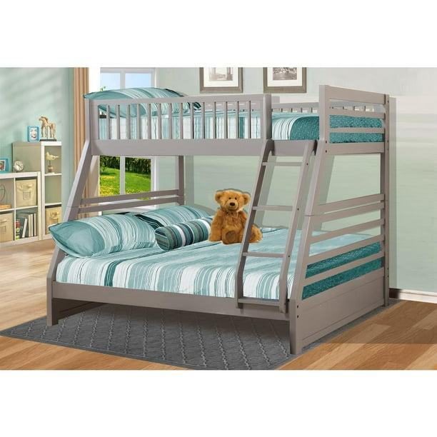 Amazon Com Mainstays Premium Twin Over Full Bunk Bed Multiple Colors Furniture Decor