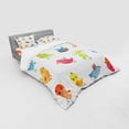 thumbnail image 3 of Ambesonne Animal Bedding Set 3 Pcs, Colorful Humor Bird, Twin, Multicolor, 3 of 3