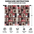 thumbnail image 2 of Blackout Kids Curtains,Red Plaid Dog Jigsaw Puzzle Childrens Insulated Curtains Set Of 2,Bedroom Essentials,Toddler Room Decor 52x84in(132x213cm), 2 of 4