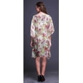 thumbnail image 4 of Bimba Kaftan Court de Plage pour Femmes en Aquarelle, Tenue de Plage, Couvre-Maillot de Bikini, Robe Midi - 4X-5X, 4 of 5