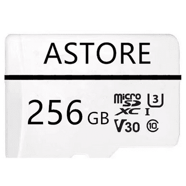 256GB Micro SD Flash Memory Card Class 10 For Phones Camer and PC ,White