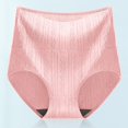 thumbnail image 3 of Litie Women Solid Color Twisted Seamless Panties High Waisted Soft Anti-septic Underpants, 3 of 3