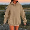 thumbnail image 6 of Gyexs Oversized Hoodies for Women Men Christmas Valentines Day Sweatshirts Hooded Long Sleeve Pullover Tops Trendy Winter Clothes Z02 Beige & Size XXXL, 6 of 7