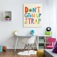 thumbnail image 2 of The Kids Room by Stupell Don't Grow Up It's a Trap Canvas Wall Art by Ellen Crimi-Trent, 2 of 6
