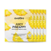 Avatara Juicy Pineappy Face Mask, 5 Pack