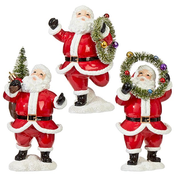 RAZ Imports Dancing Santa (Set of Three) - Walmart.com - Walmart.com