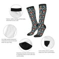 thumbnail image 6 of Lsque Colorful Mushrooms Printed Crew Socks Men's Women's LightWeight Thin Casual Calf Socks ,Knee High Socks,Cotton Socks, 6 of 9
