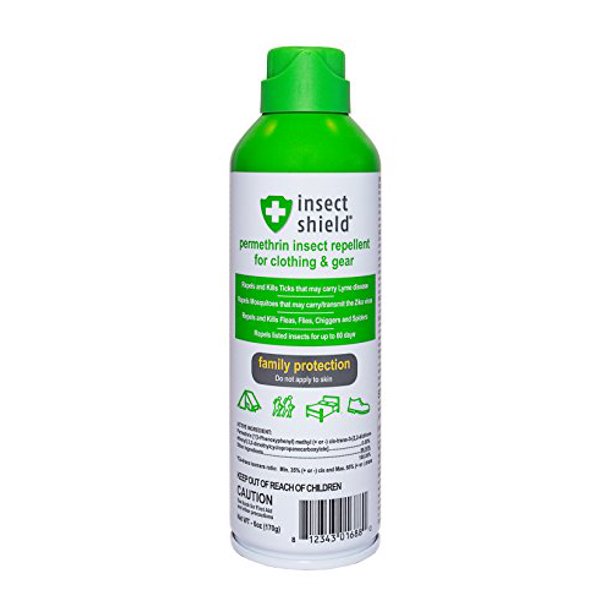 Insect Shield Premium Permethrin Spray Insect Repellent for Clothing, Gear, Tents, Last up to 60