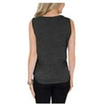 thumbnail image 4 of Camisetas sin mangas con cuello en V y botones para mujer, camisetas básicas informales de verano sin mangas con lazo en la parte delantera, camisola con tiras Ormromra HMYH006-6, 4 of 4