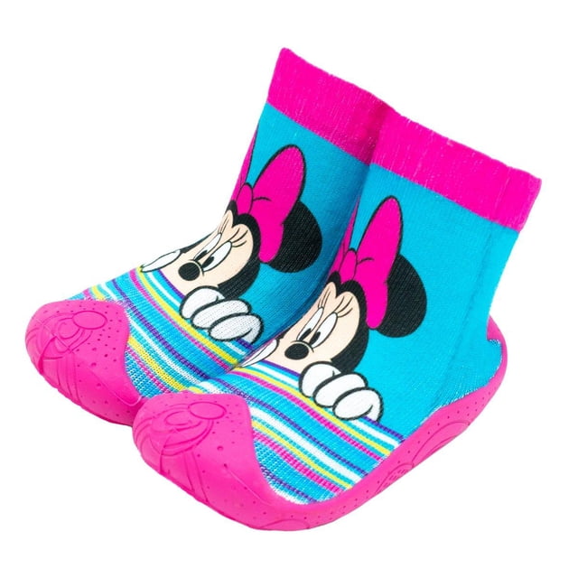 OK - Minnie - Pantufla Infantil Antiderrapante - Niña - Mn 018 rosa 12 Disney MN-018