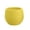 yellow, variant on 2026 Mini Round Plastic Flower Pot – 10cm Colorful Planter for Succulents, Herbs & Indoor Desk Plants, Yellow (PVC)