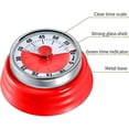 thumbnail image 4 of Temporizador de cocina, 60 minutos, mecánico, magnético, sin batería, temporizador de cuenta regresiva, reloj de cocina con alarma de 72 dB., 4 of 4