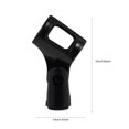 thumbnail image 2 of LOVEVER 6 Pcs Clip de Microphone à Cordon Support Noir pour Table, 2 of 6
