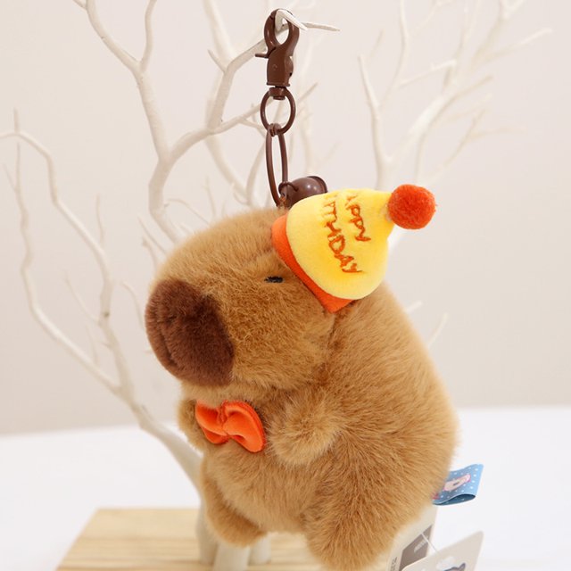 Poupée Capybara Véritable Poupée Jouet en Peluche Oreiller Cadeau d'Anniversaire Célébrité Internet Ragdoll DMH