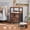 With Charging Station,Rustic Brown, variant on Satifur Nightstand with 2 Fabric Drawers & Shelf, Bedside End Table for Bedroom, Rustic Brown