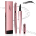 thumbnail image 1 of 1pcs, Crayon à Sourcils Microblading, Crayon à Sourcils Résistant à L\'eau, Crayon à Sourcils avec 4 Pointes, Maquillage Magique Naturel Premium pour Sourcils, Crayon Contouring Longue Durée Toute la Journée, Gris, 1 of 7