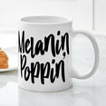 thumbnail image 3 of CafePress - Melanin Poppin - 11 oz Ceramic Mug - Novelty Coffee Tea Cup, 3 of 4