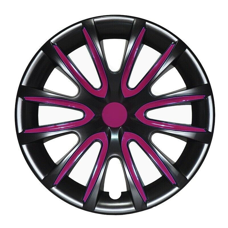 16" Hubcaps For Kia Sorento Wheel Cover Matt Black with Violet Insert