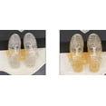 thumbnail image 5 of oqasdz Slippers for Women Summer Slip On Sandals with Hollow Toe Ring Jelly Pool Two Way Wear Versatile Openwork Sandals,Gold, 5 of 6