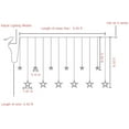 thumbnail image 3 of Yi Lighting LED Curtain String Lights with 12 Stars 138 LEDs for Christmas, Wedding, Party, Home Window Curtain Lights Decorations, 3 of 6