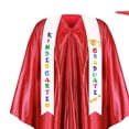 thumbnail image 4 of Odeerbi 1-10 Años Niños Niñas Vestido de Graduación Conjunto Color Sólido Vestido de Manga Larga Con Estoro, Gorra Y Bornilla Traje de 3 Piezas, 4 of 5