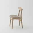 thumbnail image 3 of Crafters and Weavers Isabella Oak Wood and Fabric Seat Dining chair (Set of 6), 3 of 3