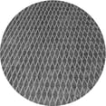 thumbnail image 1 of Ahgly Company Machine Washable Indoor Round Transitional Gunmetal Gray Area Rugs, 4' Round, 1 of 7