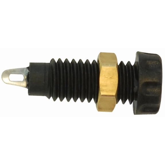 CLIFF ELECTRONIC COMPONENTS - 4mm Panel Socket Black, 10 Pack