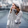 thumbnail image 2 of Women's Gs, 2 Ps Of Warm Knitted Finrless Mittens, 2 of 5