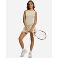 thumbnail image 6 of FITOP Womens Tennis Dress Sleeveless Wrap Skirt Athletic Dress with Built in Shorts Golf Dress Workout Rompers, 6 of 7