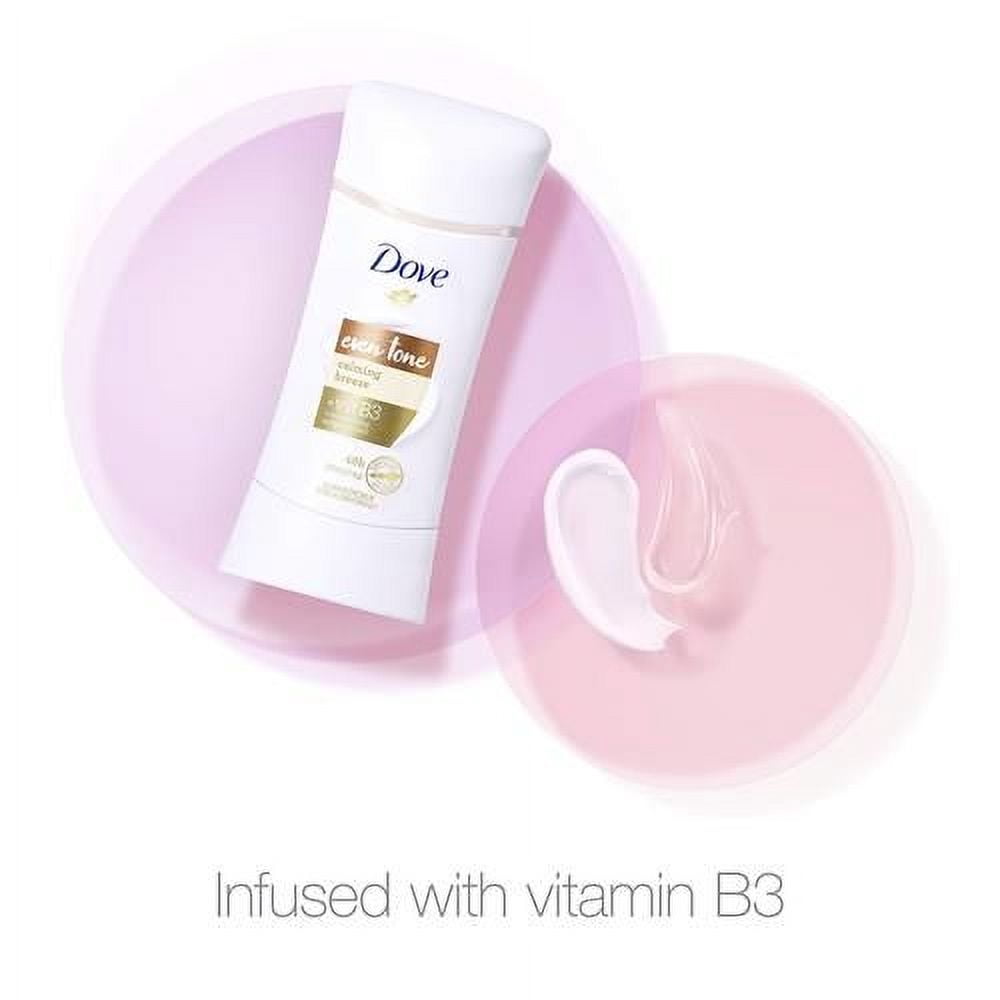 Dove Even Tone Antiperspirant Deodorant Stick Apple Blossom & Mango Butter 3 Count For Uneven Skin Tone 2.6 Oz Packaging May Vary