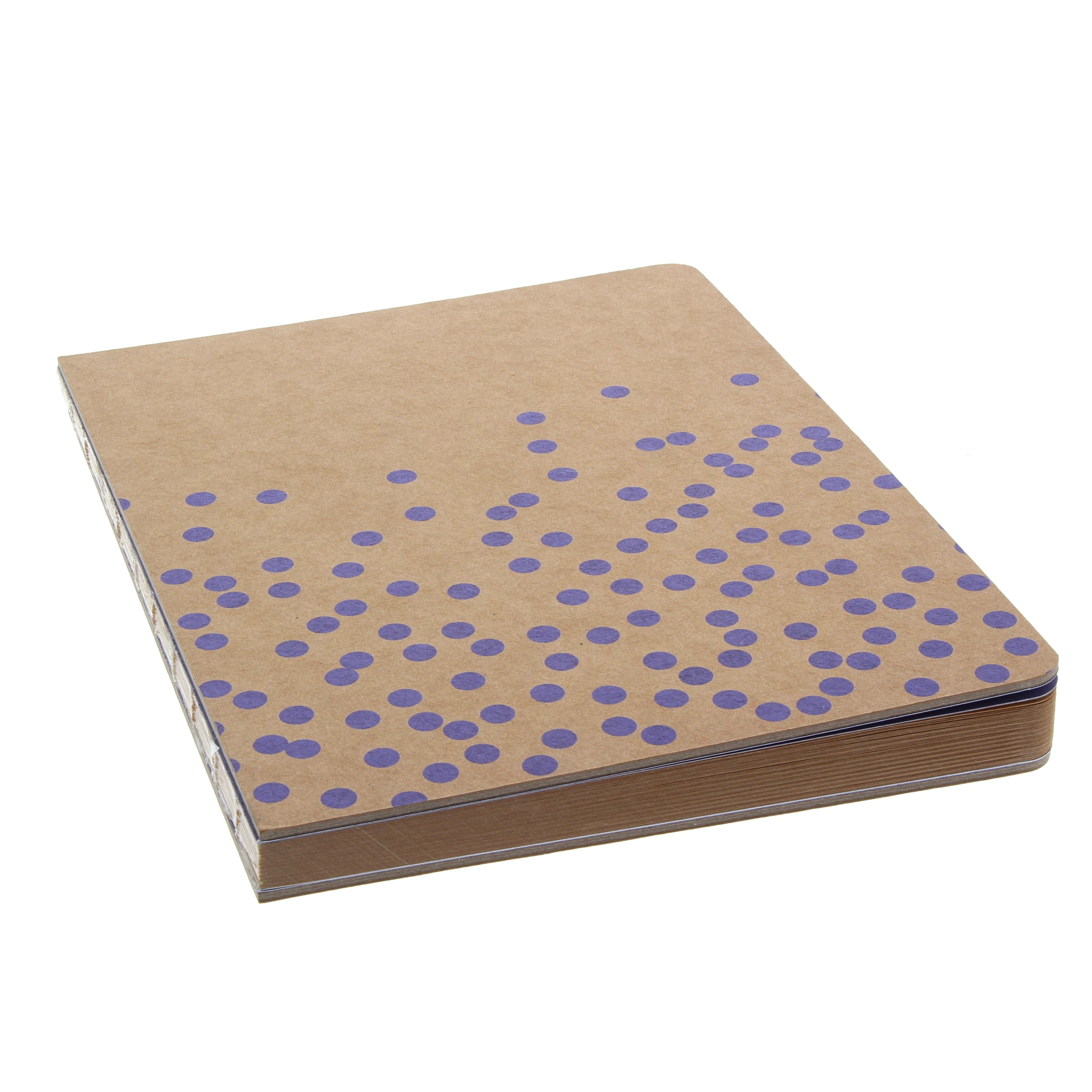Art Alternatives Fashion Journal, Dotted Graph, 6' x 8', Swiss Dot Violet