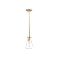 thumbnail image 2 of Trade Winds Lighting 1-Light Pendant Light In Natural Brass, 2 of 5