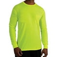 thumbnail image 2 of Rothco Moisture Wicking Long Sleeve Pocket T-Shirt - Safety Green, 2 of 6