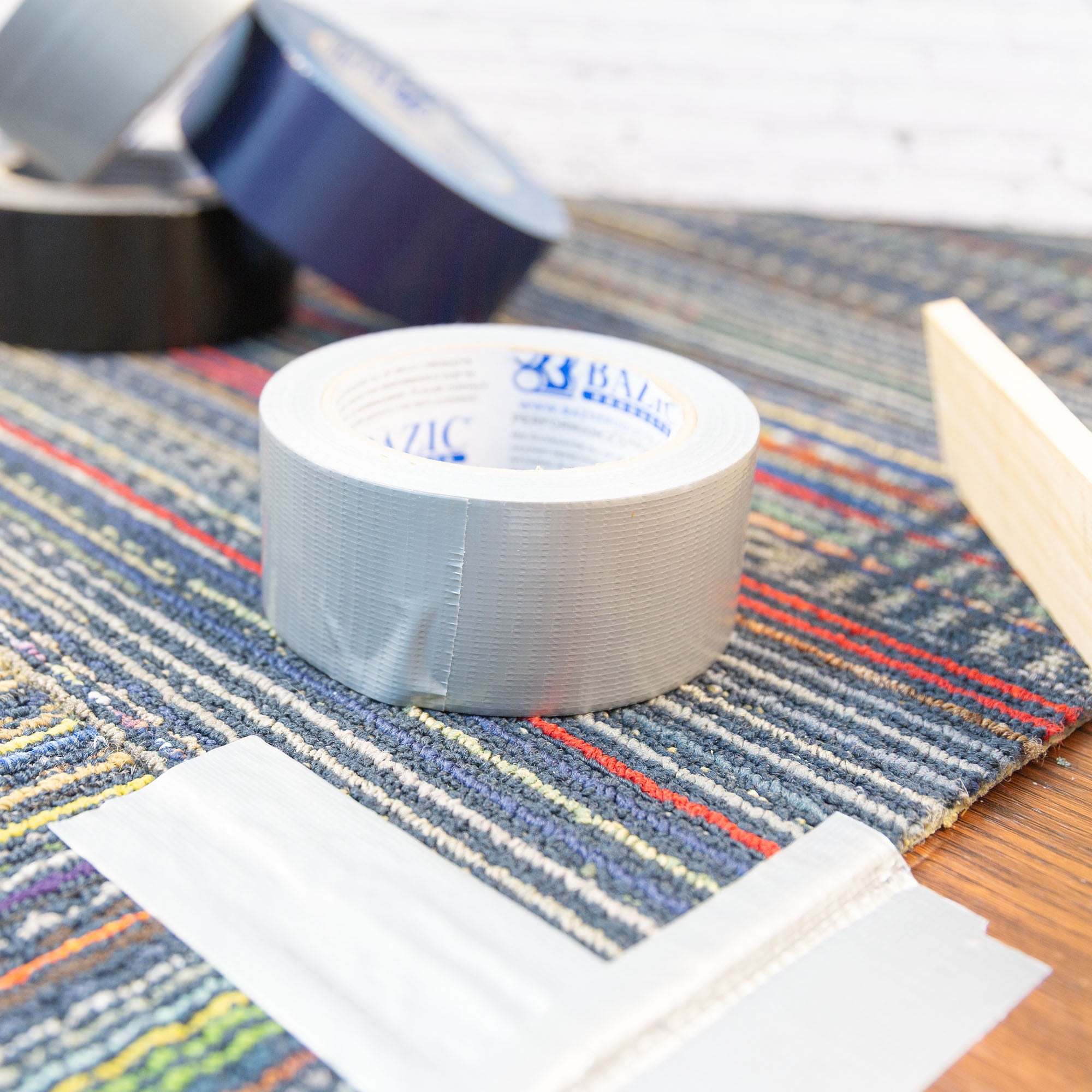 BAZIC Silver Duct Tape 1.88" X 30 Yards, Tear by Hand, 4-Pack