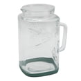 thumbnail image 2 of Mason Craft & More Glass 1 Gallon Pitcher with Removable Plastic Lid and Silicone Base, Sage, Useful for Serving Chilled Drinks, 2 of 6