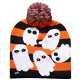 thumbnail image 1 of Light up Hat Creative Funny Knitted Hat LED Beanie Hat for Halloween Party, 1 of 9