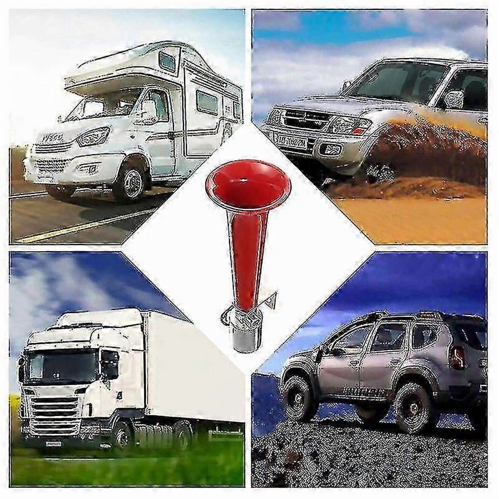 12/24v 600db Super Train Horn For Trucks Suv Car Boat Motorcycles Electric Red Air Horn JR2025032600311
