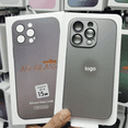 thumbnail image 1 of Funda de vidrio esmerilado de primera calidad para iPhone 15, 14 Pro Max, 13, 12 y 11, protección antihuellas de alta calidad, 1 of 4