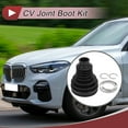 thumbnail image 2 of Unique Bargains No.31607608095 Inner CV Joint Boot Kit with Clamps for BMW X5 2014-2018, 2 of 7