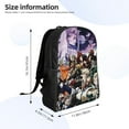 thumbnail image 4 of Animation My Hero Academia Backpack Lightweight Unisex Basic Daypack Bookbag Laptop Satchel Rucksack For Travel School Office Daily, 4 of 8