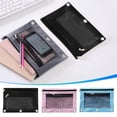 thumbnail image 1 of 3-piece Zipper Pouch Set, Organizer Case, Multi-compartment, Educational Office Travel, Portable Storage, Stylish Design, for Learner, 3 Bags, Daily Use,YISHFHP,Multicolor, 1 of 8
