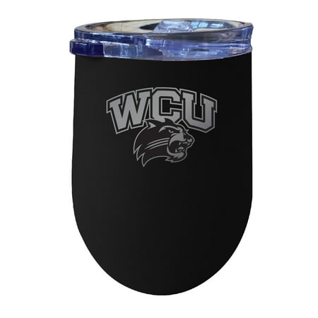 

Western Carolina University 12 oz Insulated Wine Stainless Steel Tumbler Black