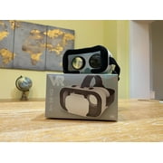 Virtual Reality Headset, VR Headset/Goggles by GEMS Use with iPhone and Android Adjustable Focal Length, Universal Compatibility, Ergonomic Design, A