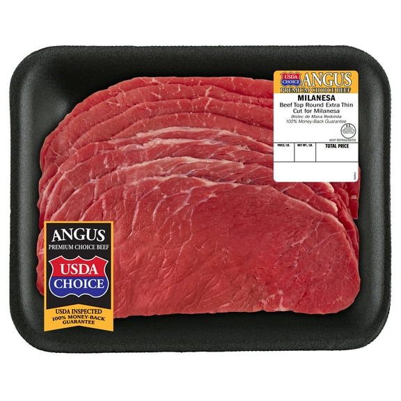 Beef Choice Angus Milanesa, 0.95 - 1.9 lb Tray