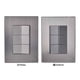 thumbnail image 5 of Placa Armada Inoxidable Con 2 Apagadores Sencillos Y 1 Apagador Escalera De Un Modulo Igoto gris oscuro, 5 of 6