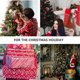 thumbnail image 3 of Golden Christmas Fabric Ribbon Decorative Ribbon for Decoration 1m 5 Patterns, 3 of 5